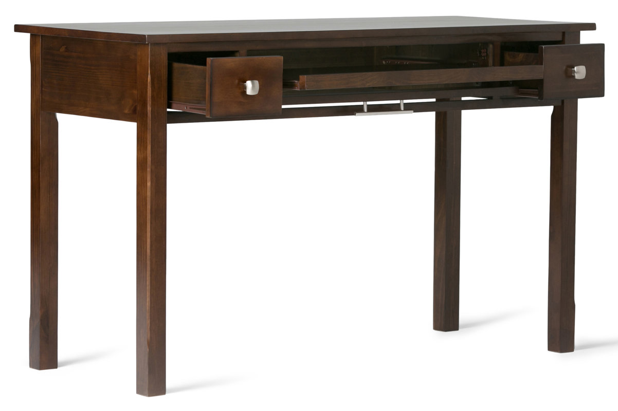 Simpli Home Avalon Writing Desk with Keyboard Tray & Reviews Wayfair